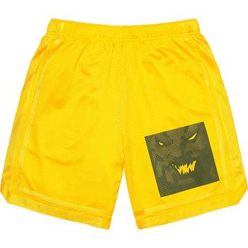 Pantalones Cortos Supreme Ronin Mesh Amarillo | AR243VD