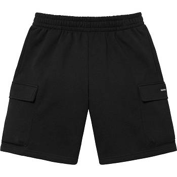 Pantalones Cortos Supreme Small Box Baggy Cargo Sweat Negras | AR222WY