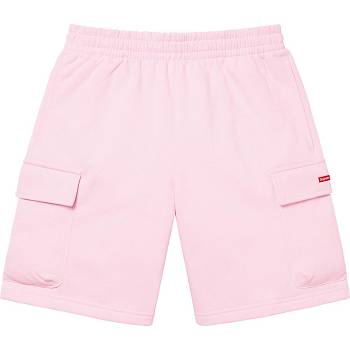 Pantalones Cortos Supreme Small Box Baggy Cargo Sweat Rosas | AR224RW