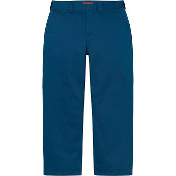 Pantalones Supreme Trabajo Pant Azul Marino | AR171EX