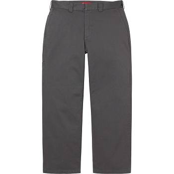 Pantalones Supreme Trabajo Pant Gris | AR172RW