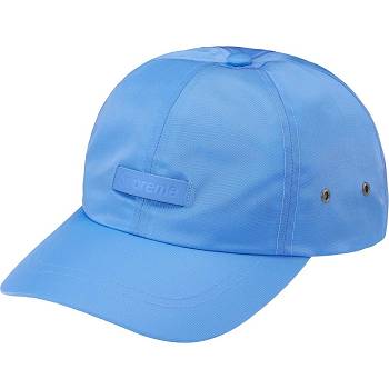 Sombreros Supreme Cuero Patch 6-Panel Azules | AR471JJ