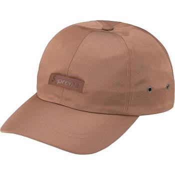 Sombreros Supreme Cuero Patch 6-Panel Marrones | AR469GL