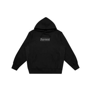 Sudadera Con Capucha Supreme Kaws Chalk Logo Negras | AR113VD