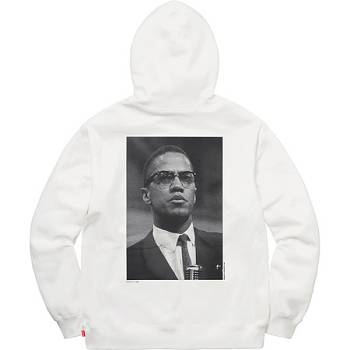 Sudadera Con Capucha Supreme Malcolm X For Blancas | AR119EX