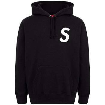 Sudadera Con Capucha Supreme S Logo Split Negras | AR122YU