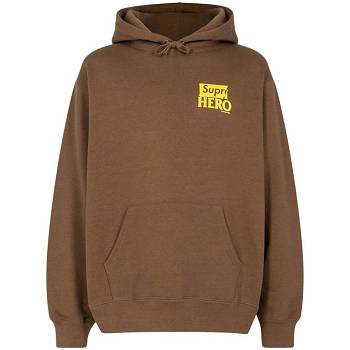 Sudadera Con Capucha Supreme X Antihero Marrones | AR131GL