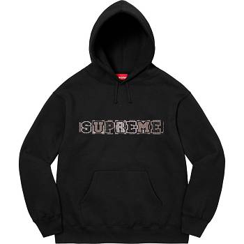 Sudaderas Supreme Beaded Encapuchado Negras | AR316KI