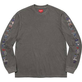 Suéteres Supreme AOI Icons L/S Top Negras | AR279UT