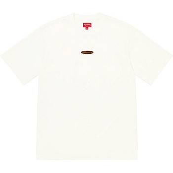 Suéteres Supreme Oval Logo S/S Top Blancas | AR252YU