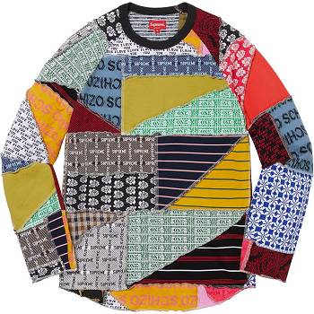 Suéteres Supreme Patchwork Jacquard L/S Top Multicolor | AR267XF