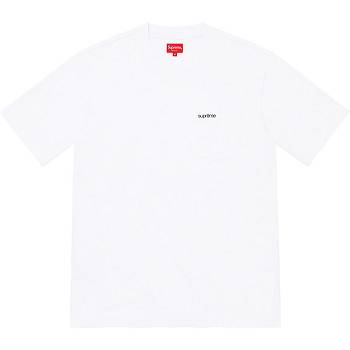 Suéteres Supreme S/S Pocket Tee Blancas | AR269VD