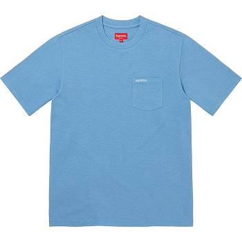 Suéteres Supreme S/S Pocket Tee Turquesa | AR275EX