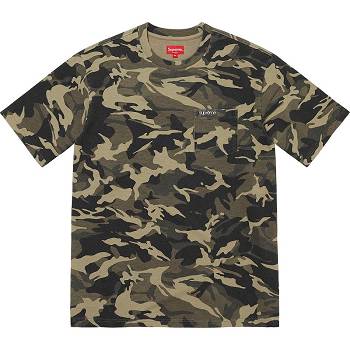 Suéteres Supreme S/S Pocket Tee Verde Oliva Camuflaje | AR268CE