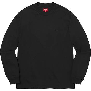 Suéteres Supreme Small Box L/S Tee Negras | AR249EX