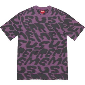 Suéteres Supreme Stacked Intarsia S/S Top Moradas | AR282PQ